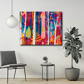 Painting by numbers autumn forest